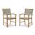 Janiyah Outdoor Acacia Wood Round Dining Set