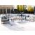 Amora Outdoor Nuvella Fabric/High-Density Polyethylene Set