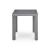 Half Moon Beach Square Aluminum End Table
