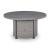Half Moon Beach Round Aluminum/Resin Wicker Fire Pit Table