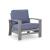 Half Moon Beach Resin Wicker/Aluminum Patio Set