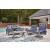 Half Moon Beach Resin Wicker/Aluminum Swivel Lounge Chair with Cushion