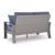 Half Moon Beach Resin Wicker/Aluminum Patio Set