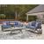 Half Moon Beach Resin Wicker/Aluminum Patio Set