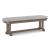 Emmeline Outdoor Nuvella Fabric/High-Density Polyethylene Bench
