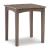 Emmeline Outdoor Square High-Density Polyethylene End Table