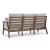Emmeline Outdoor Nuvella Fabric/High-Density Polyethylene Set w/Pillows