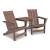 Emmeline Outdoor Nuvella Fabric/High-Density Polyethylene Set w/Pillows