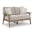 Grover Beach HDPE/Polyester Loveseat with Cushion