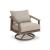 Harmony Headlands Aluminum/Polyester Swivel Lounge Chair with Cushion