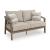Harmony Headlands Aluminum/Polyester Loveseat with Cushion