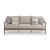 Harmony Headlands Aluminum/Polyester Sofa with Cushion