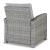 Naples Beach Outdoor Nuvella Fabric/Resin Wicker Set