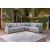 Naples Beach Outdoor Nuvella Fabric/Resin Wicker Set