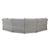 Naples Beach 3-Piece Outdoor Nuvella Fabric/Resin Wicker Sectional Sofa