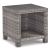 Salem Beach Outdoor Resin Wicker Square End Table