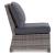 Salem Beach Outdoor Nuvella Fabric/Resin Wicker Set