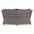 Salem Beach Outdoor Nuvella Fabric/Resin Wicker Sectional Sofa