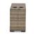 Calworth Outdoor Resin Wicker Console w/Drink Holders
