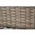 Calworth 4-Piece Outdoor Nuvella Fabric/Resin Wicker Sectional Sofa w/2 Consoles