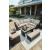 Brook Ranch Outdoor Nuvella Fabric/Resin Wicker Patio Seating Set