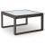 Beachloft Square Glass/Aluminum Cocktail Table