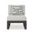 Beachloft Polyester/Aluminum 5-Piece Outdoor Modular Sectional