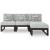 Beachloft Polyester/Aluminum 4-Piece Outdoor Modular Sectional