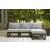 Beachloft Polyester/Aluminum 3-Piece Outdoor Modular Sofa