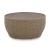Danson Outdoor Aluminum Top/Resin Wicker Round Coffee Table