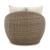 Danson Outdoor 2-Piece Nuvella Fabric/Resin Wicker Swivel Lounge Chair