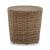 Sandy Bloom Outdoor Nuvella Fabric/Resin Wicker Set w/Pillows