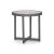 Ocean Beach Round Aluminum/Faux Stone End Table