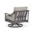 Ocean Beach Aluminum/Polyester Swivel Lounge Chair with Cushion