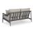 Ocean Beach Aluminum/Polyester Loveseat with Cushion