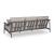 Ocean Beach Aluminum/Polyester Sofa with Cushion