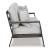 Tropicava Outdoor Nuvella Fabric Sofa w/4 Pillows