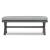 Elite Park Outdoor Nuvella Fabric Bench