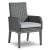 Elite Park Outdoor Nuvella Fabric/Resin Wicker Dining Set
