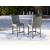 Palazzo Outdoor Resin Wicker Bar Table Set w/Fire Pit