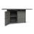 Palazzo Outdoor Resin Wicker Bar Table w/Fire Pit