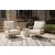 Hallow Creek Nuvella Fabric Outdoor Set
