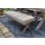 Hillside Barn Outdoor Nuvella Fabric/Weatherwood Dining Set