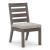Hillside Barn Outdoor Nuvella Fabric/Weatherwood Side Chair, Set of 2