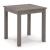 Hillside Barn Outdoor Weatherwood Square End Table