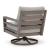 Hillside Barn Outdoor Nuvella Fabric/Weatherwood Swivel Lounge Chair