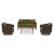Horizon Hall Resin Wicker/Aluminum Patio Set
