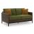 Horizon Hall Resin Wicker/Aluminum Loveseat with Cushion