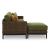 Horizon Hall Resin Wicker/Aluminum Sofa with Cushion