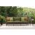 Horizon Hall Resin Wicker/Aluminum Sofa with Cushion
